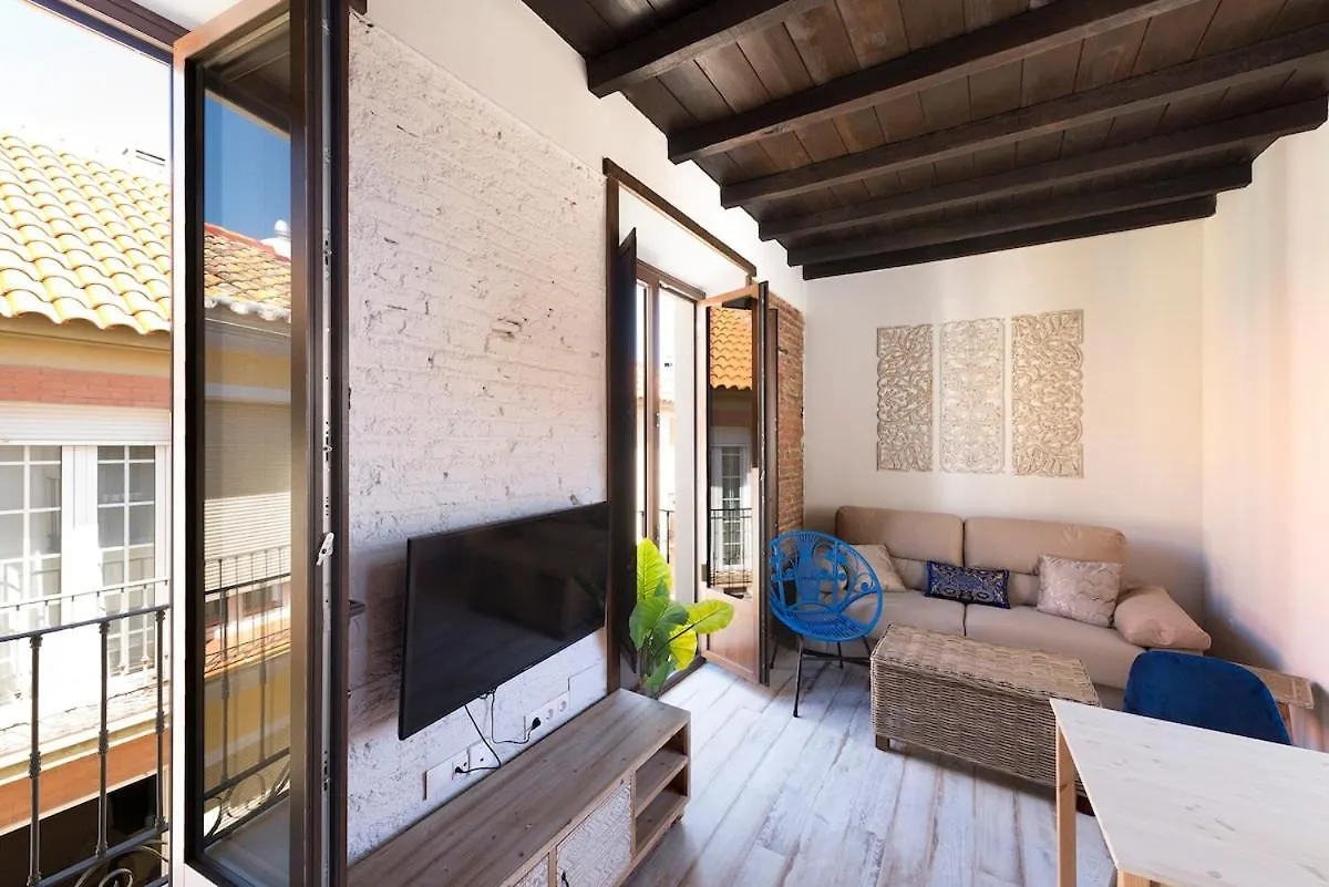 Duplex Con Terraza Y Jacuzzi En Centro Malaga Piso 2C Apartment
