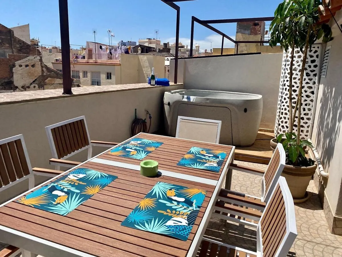 Duplex Con Terraza Y Jacuzzi En Centro Malaga Piso 2C Apartment Spain