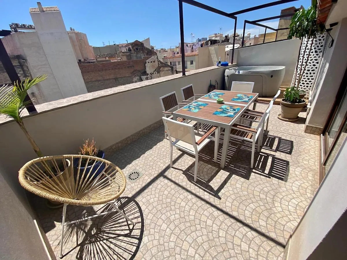 Duplex Con Terraza Y Jacuzzi En Centro Malaga Piso 2C Apartment 0*,