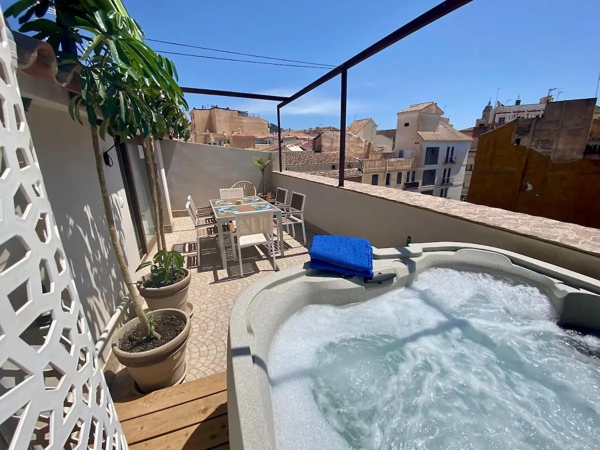 Duplex Con Terraza Y Jacuzzi En Centro Malaga Piso 2C Apartment