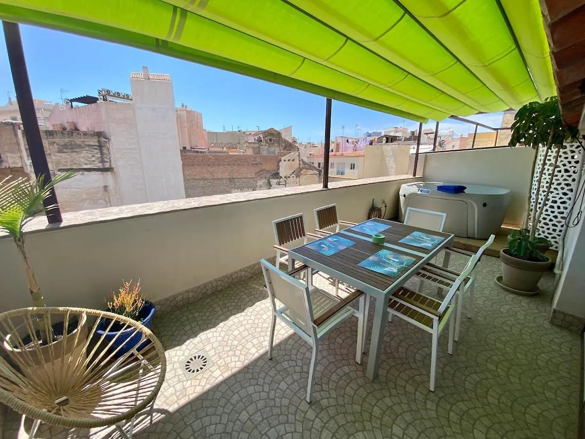 Duplex Con Terraza Y Jacuzzi En Centro Malaga Piso 2C Apartment Spain