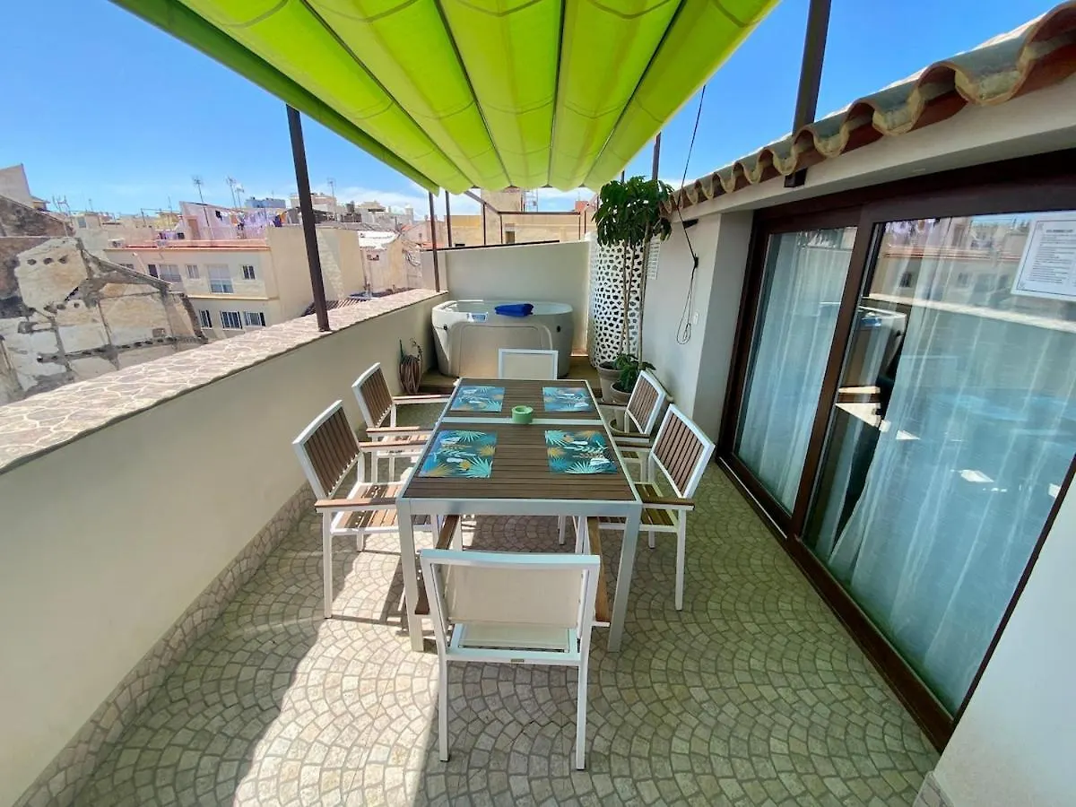 Duplex Con Terraza Y Jacuzzi En Centro Malaga Piso 2C Apartment