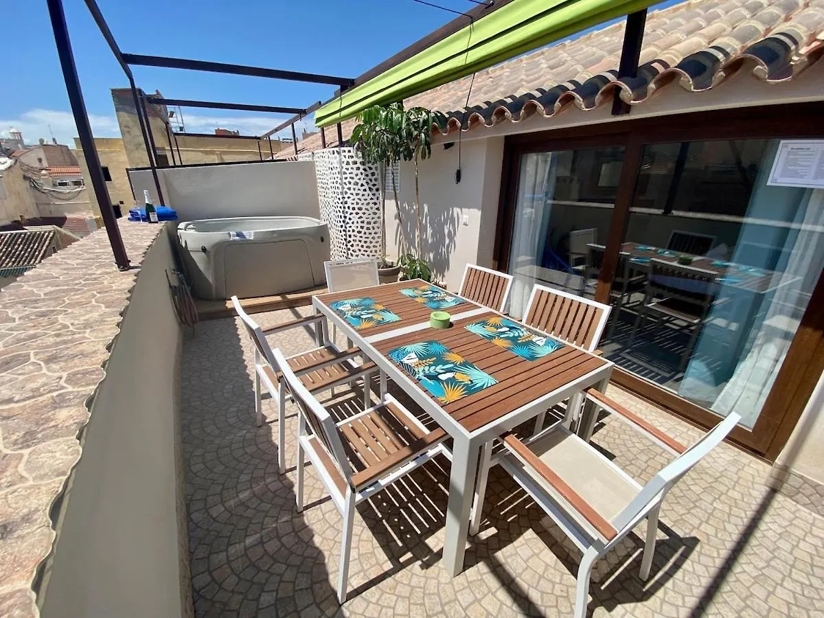 Duplex Con Terraza Y Jacuzzi En Centro Malaga Piso 2C Apartment